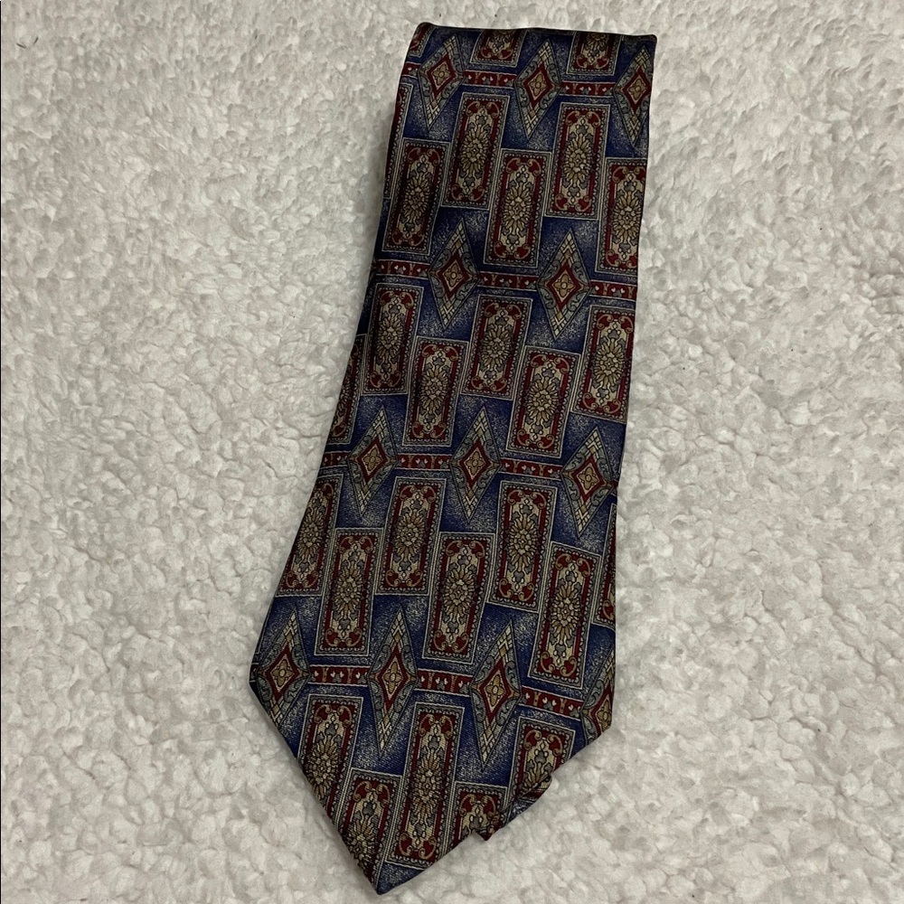 Henry Grethel Mens neck tie 100% Italian silk